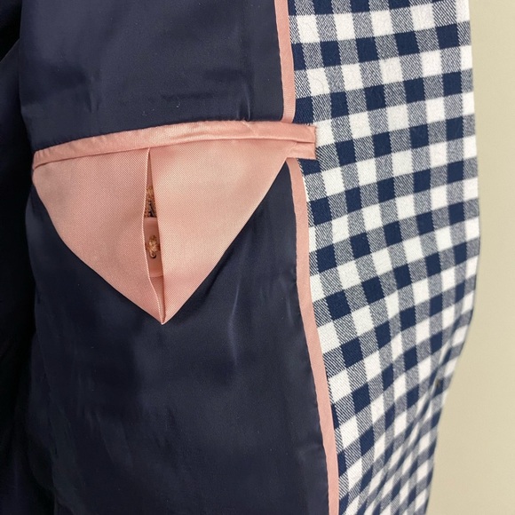 J.Crew Parke Blazer Gingham Bi-Stretch Cotton Blend Women’s Size 10 NWOT - Picture 11 of 11